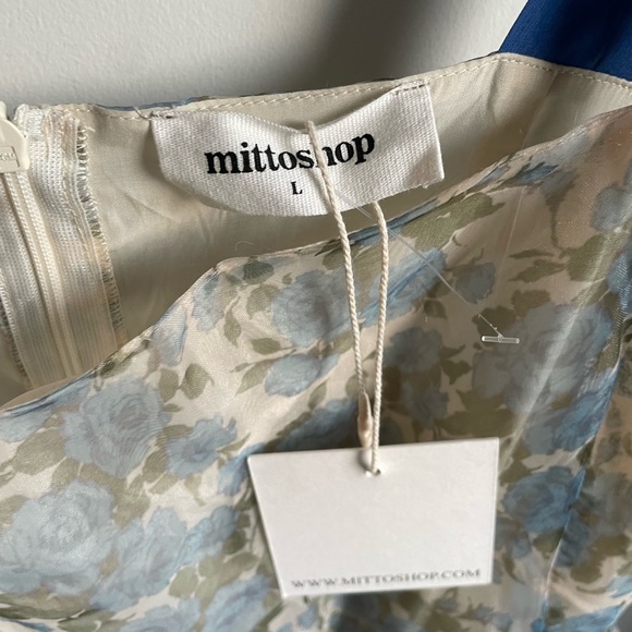 Mittoshop Floral Tea Party Dainty Fairy Babydoll Dress NWT Large - Picture 5 of 5